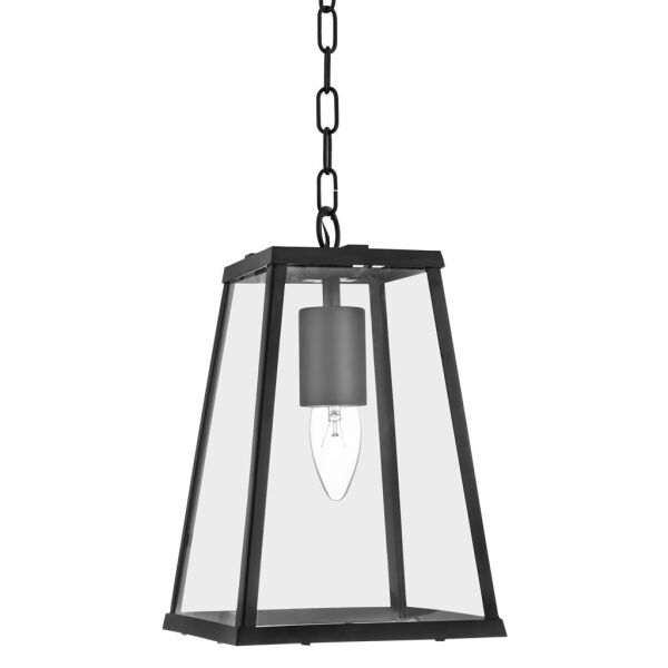 4614BK Voyager Lampa wisząca - czarny Metal & szkło Searchlight