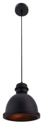 HK19240S76 Lampa wisząca Kiki 1-płomień czarny korund