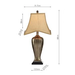 EML4235-X Emlyn Lampa stołowa Dar Lighting - rabaty 20% w koszyku