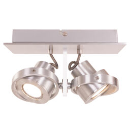 Kinkiet / Miejsca LED Quatro 7550ST stal