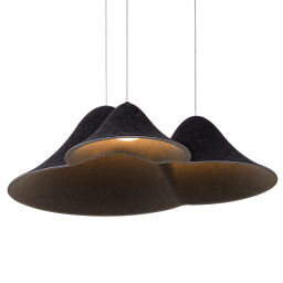 P0565 Lampa Wiszaca Bellmond Black&grey Maxlight 