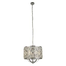 6585-5CC Bijou 5Lt Lampa wisząca - Chrome & kryształ szkło Searchlight