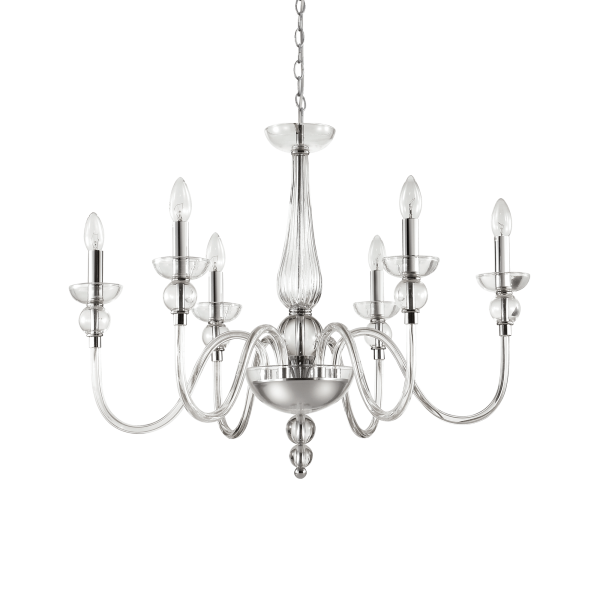 044422 Lampa wisząca doge sp6 clear Ideal Lux - Mega RABATY w koszyku %