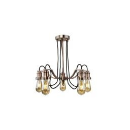 1065-5CU Olivia 5Lt Lampa sufitowa - antyczna miedź Searchlight