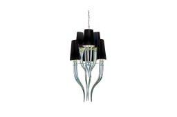 Lampa wisząca DIABLO 3+3 czarny AZ1417 Azzardo