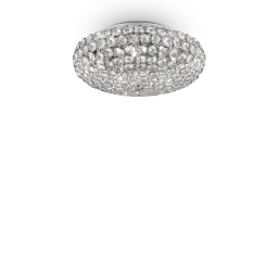 075419 Plafon king pl5 chrome Ideal Lux - Mega RABATY w koszyku %
