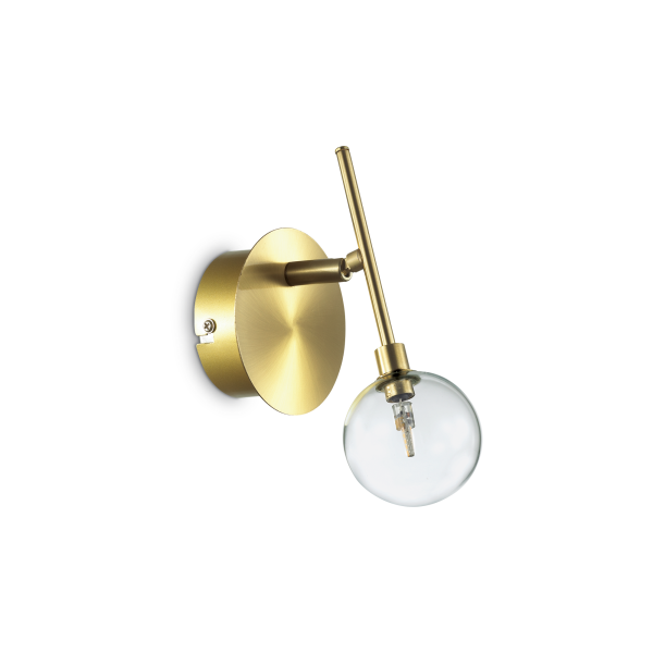 200330 Kinkiet maracas ap1 antique brass Ideal Lux - Mega RABATY w koszyku %