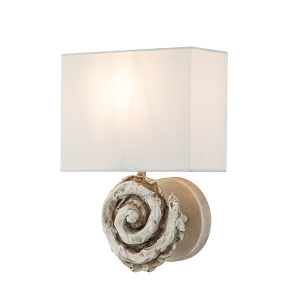 FB-SWIRL-1L-W Duży kinkiet Swirl – 1 źródło światła – Biały Elstead - Mega RABATY w koszyku %
