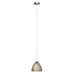 61170/15 Lampa wisząca Relax 20cm chrom / biały