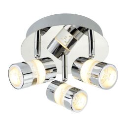 4413CC Bubbles 3Lt LED łazienkowy reflektorek Chrome IP44 Searchlight od ręki