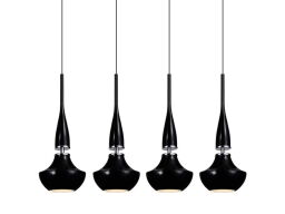 LAMPA WISZĄCA TASOS 4 BLACK AZ0885 Azzardo