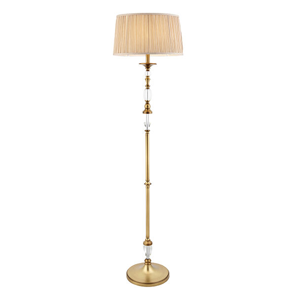 70811 Polina antique brass 1lt lampa stojąca Interiors1900 - MEGA rabaty w koszyku %