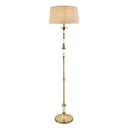 70811 Polina antique brass 1lt lampa stojąca Interiors1900 - MEGA rabaty w koszyku %