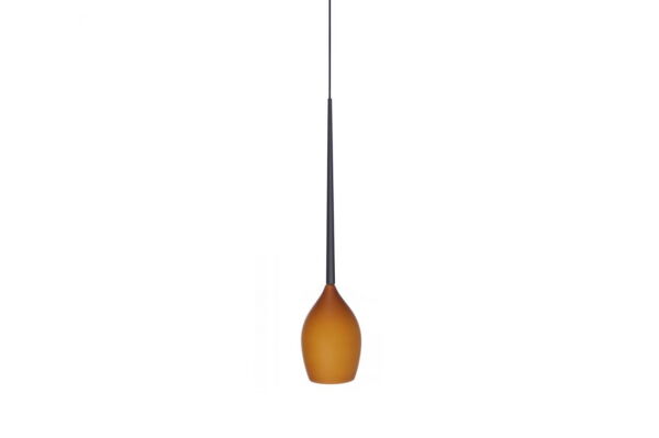 Lampa wisząca IZZA 1 bursztynowa AZ1221 Azzardo