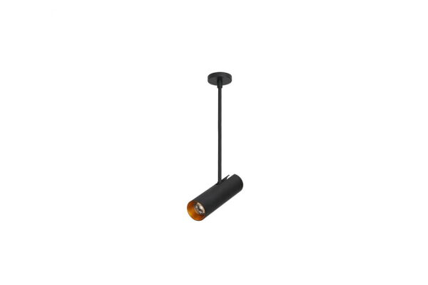 Lampa sufitowa LENS ROUND BLACK-GOLD AZ3518 Azzardo
