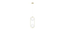 Lampa wisząca COCO 2 PENDANT Złoty AZ4982 AZzardo