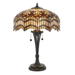 64377 Tiffany Vesta 2lt lampa stołowa Interiors1900 - rabaty 25% w koszyku