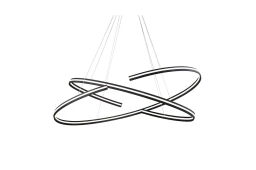 Lampa wisząca ALESSIA XL DIMM AZ3356 Czarna Azzardo