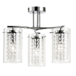 ALDA-3CH Plafon Alda 3  semi flush Endon - MEGA rabaty w koszyku %
