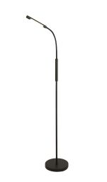 10430BK Plume Rechargeable Led Floor Lamp - Black Searchlight
