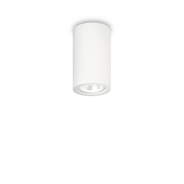 155869 Plafon tower pl1 round white Ideal Lux - Mega RABATY w koszyku %