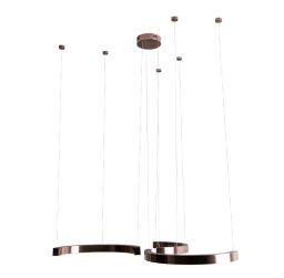 P0571D Lampa Wisząca Lotus 40W Brushed Bronze Maxlight 
