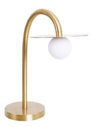 T0054 Lampa Stołowa Enigma Złota Maxlight 