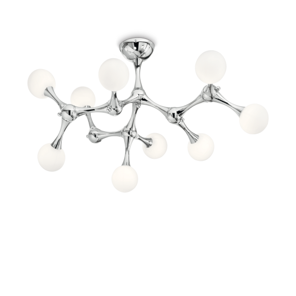 133393 Plafon nodino pl9 chrome Ideal Lux - Mega RABATY w koszyku %