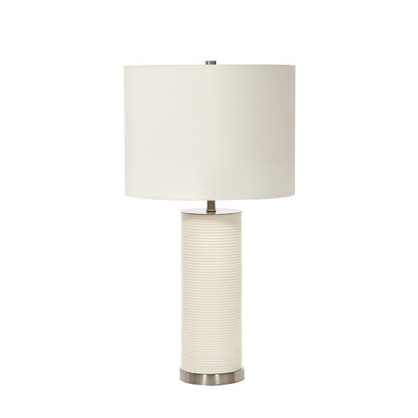 RIPPLE-TL-WHT Lampa stołowa Ripple 1 – biała Elstead - Mega RABATY w koszyku %