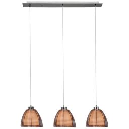 61176/53 Relax lampa wisząca 3-płomieniowa brąz / chrom