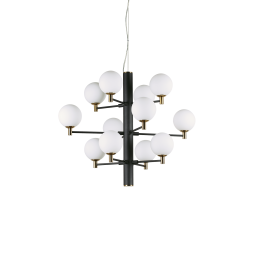 197319 Lampa wisząca copernico sp12 black Ideal Lux - Mega RABATY w koszyku %