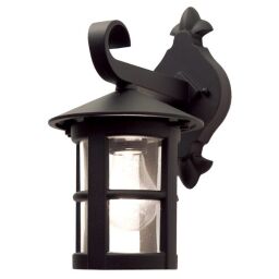 BL21-BLACK-E27 Hereford 1 Light Wall Down Lantern Elstead - Mega RABATY w koszyku %