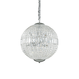 116228 Lampa wisząca luxor sp8 chrome Ideal Lux - Mega RABATY w koszyku %
