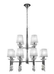 3850 Lampa wisząca MANTRA TIFFANY CHROME 3850 Mantra - Mega RABATY w koszyku %