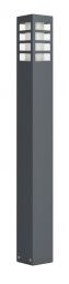 RADO III 1 DG Lampa stojąca słupek ciemny popiel SU-MA - Mega RABATY W KOSZYKU %