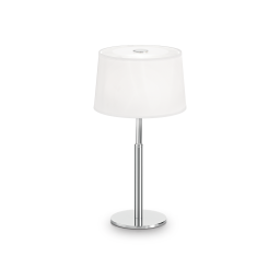 075525 Lampa stołowa hilton tl1 white Ideal Lux - Mega RABATY w koszyku %