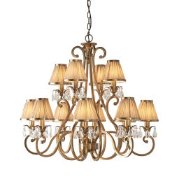 63521 Oksana antique brass 12lt lampa wisząca Interiors1900 - MEGA rabaty w koszyku %