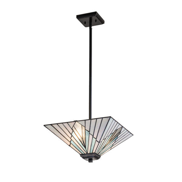 TF-ALDERLEY-F-P Lampa wisząca Alderley –  2 źródła światła – Vintage brąz Elstead  - Mega RABATY w koszyku %