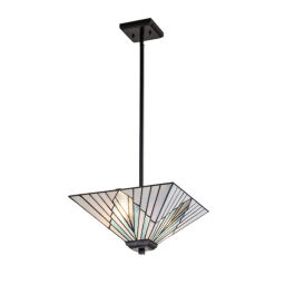 TF-ALDERLEY-F-P Lampa wisząca Alderley –  2 źródła światła – Vintage brąz Elstead  - Mega RABATY w koszyku %