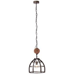 HK17186S76 Lampa wisząca Matrix 2 34 cm czarny antyczny