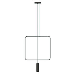 TH.018CZ Lampa wisząca RANA 1 czarna Thoro Lighting - Mega RABATY W KOSZYKU %