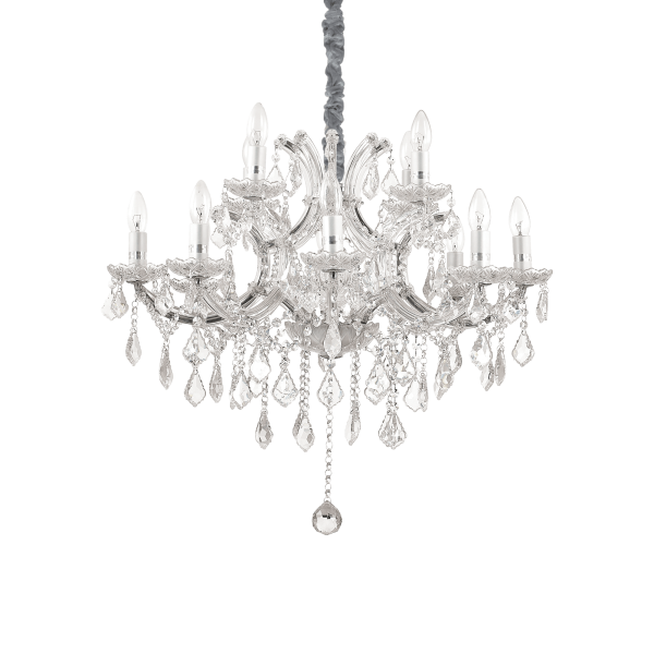 167251 Lampa wisząca napoleon sp12 chrome Ideal Lux - Mega RABATY w koszyku %
