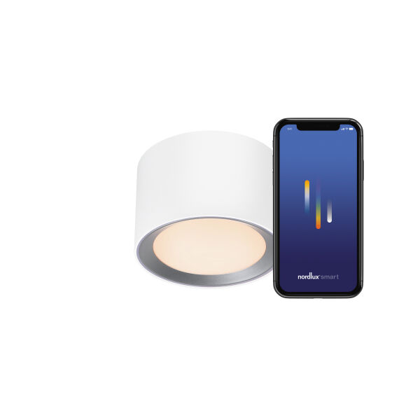 2110840101 Landon Smart Lampa sufitowa Biała Nordlux - Mega RABATY w Koszuku %