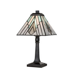 TF-ALDERLEY-TL-M Średnia lampa stołowa Alderley –  1 źródło światła – Vintage brąz Elstead  - Mega RABATY w koszyku %