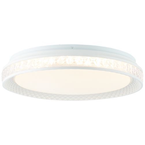 G97190/70 Lampa sufitowa LED Burlie 39cm przezroczysta/biały Aplikacja Tuya Brilliant