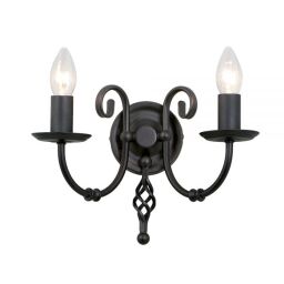ART2-BLACK Lampa ścienna Artisan 2 Light – czarna Elstead - Mega RABATY w koszyku %