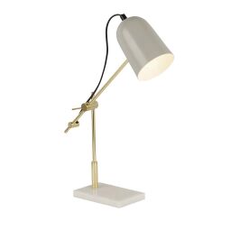 EU60880GY x Odyssey Table Lamp - Grey, Gold & Marble Searchlight