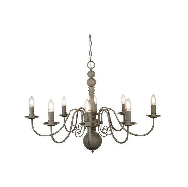 2268-8GY Greythorne 8Lt Lampa wisząca - Textured Grey Metal Searchlight