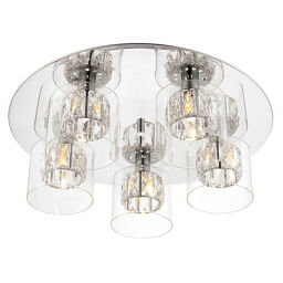 76517 Plafon Verina 5  flush Endon - MEGA rabaty w koszyku %