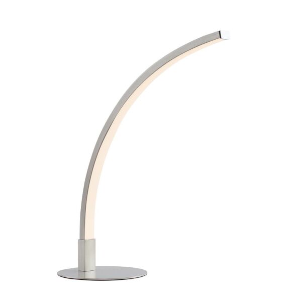 EU2345SN Crane Table Lamp - Satin Silver Metal Searchlight